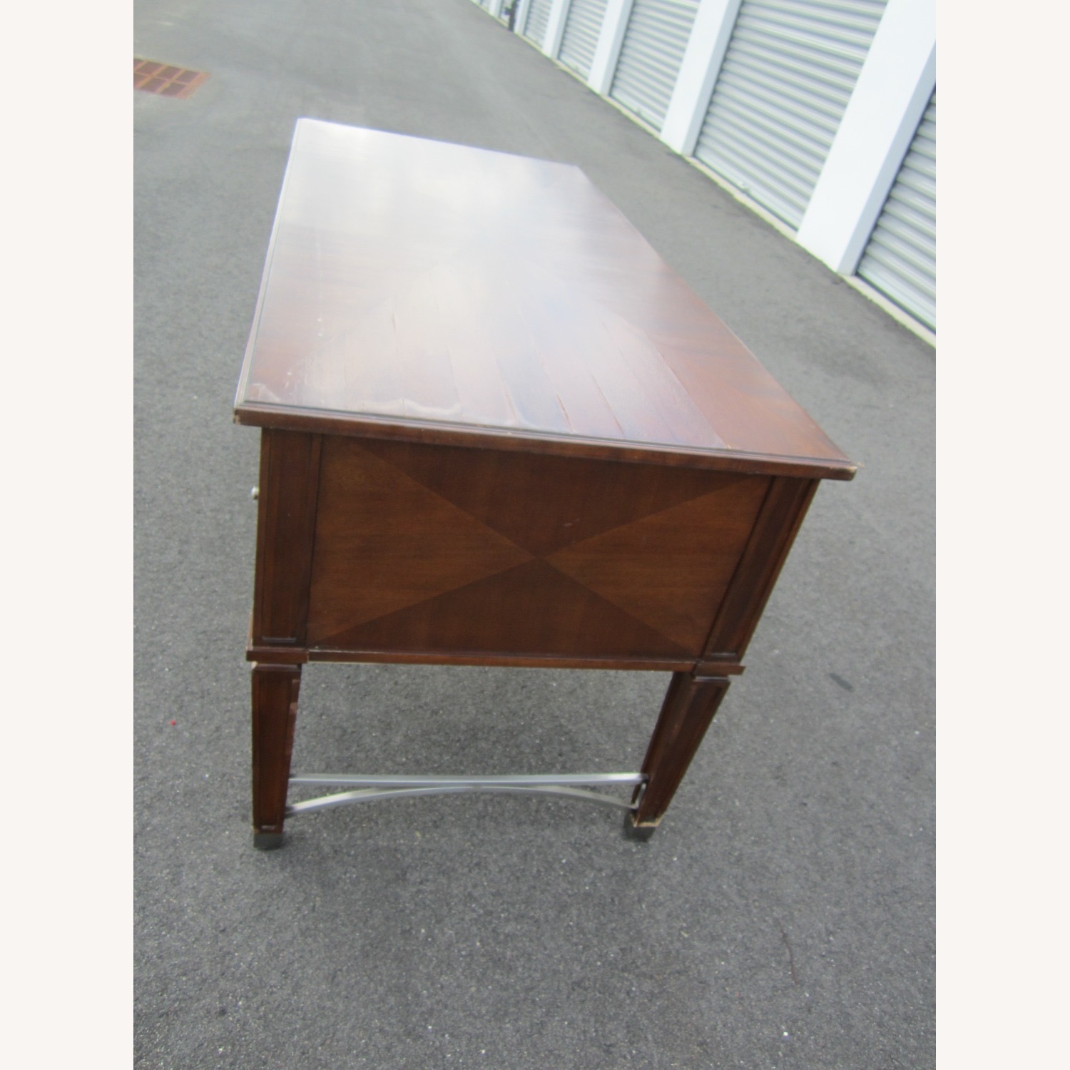 Wood & Metal Design Computer Desk - image-3
