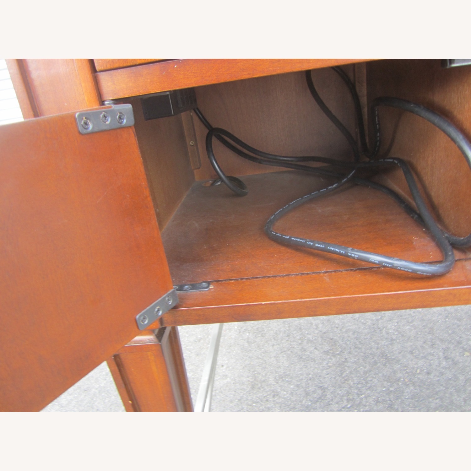 Wood & Metal Design Computer Desk - image-4
