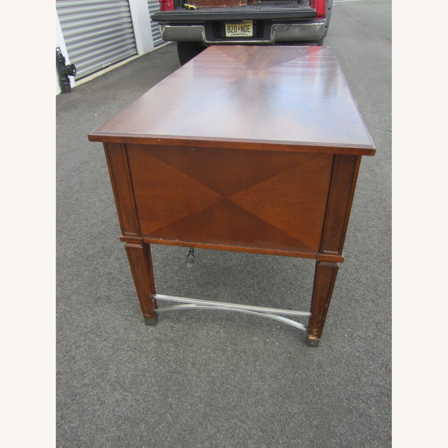 Wood & Metal Design Computer Desk - image-7