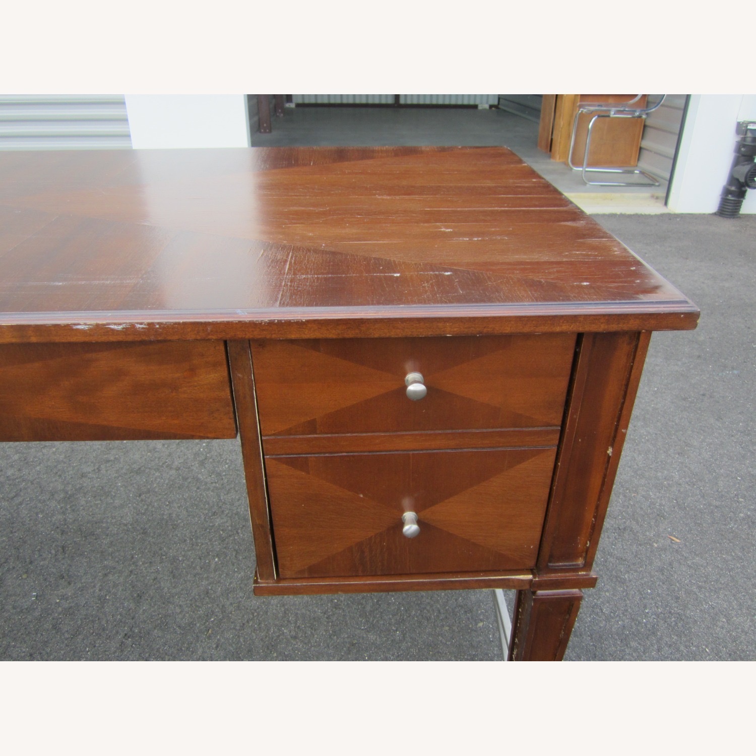 Wood & Metal Design Computer Desk - image-2