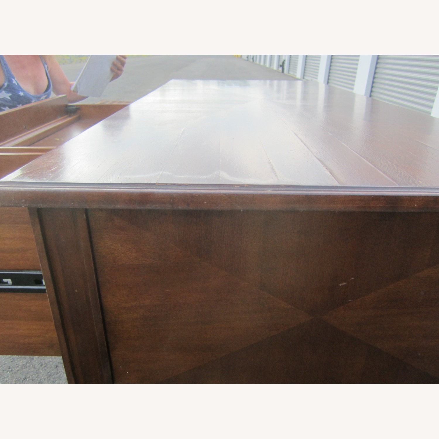 Wood & Metal Design Computer Desk - image-14