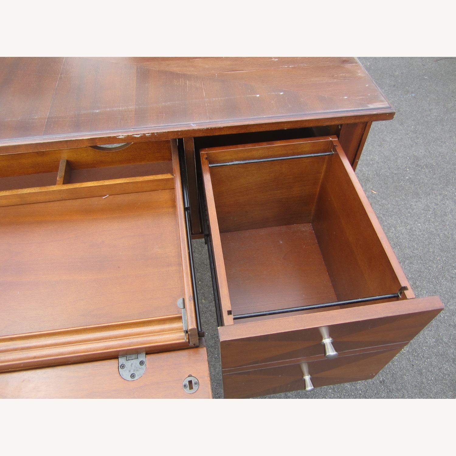 Wood & Metal Design Computer Desk - image-6