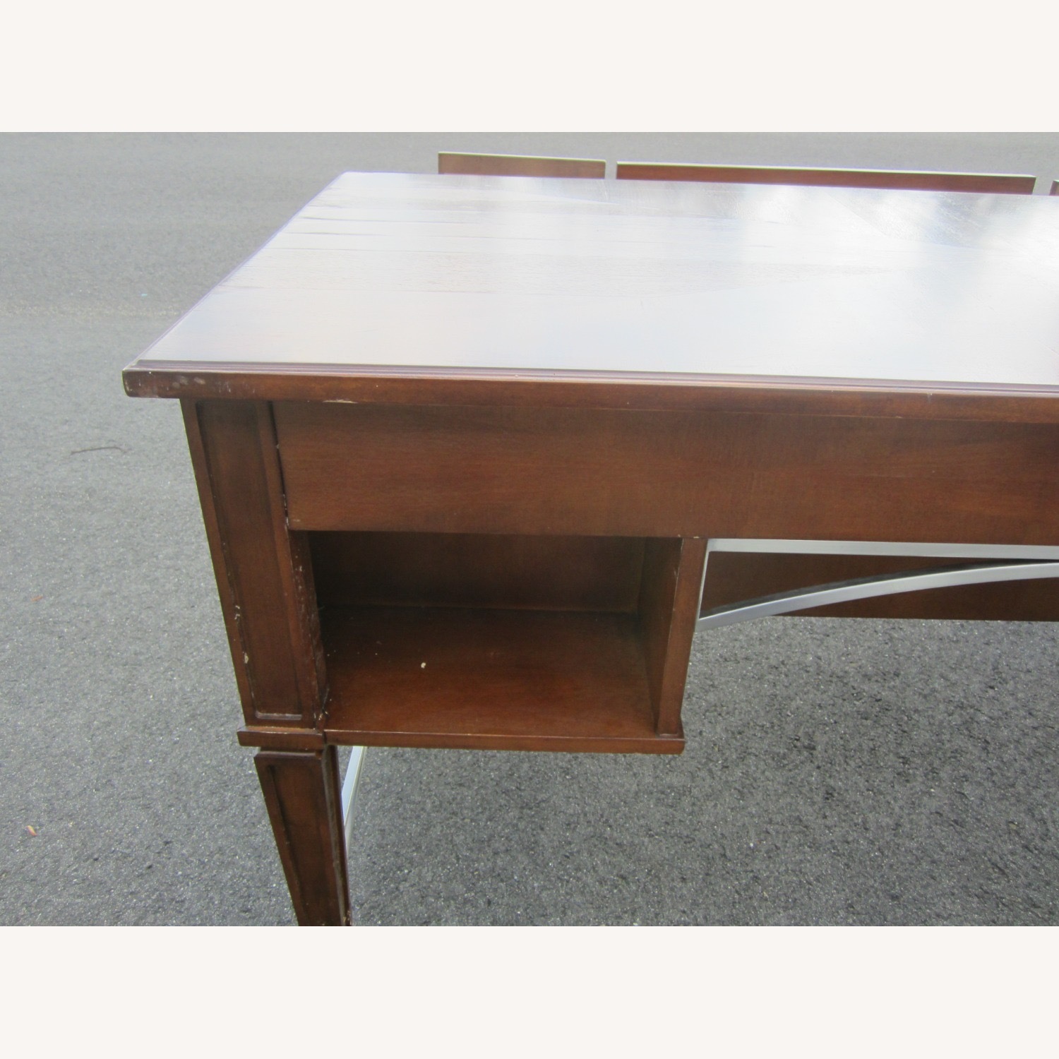 Wood & Metal Design Computer Desk - image-11
