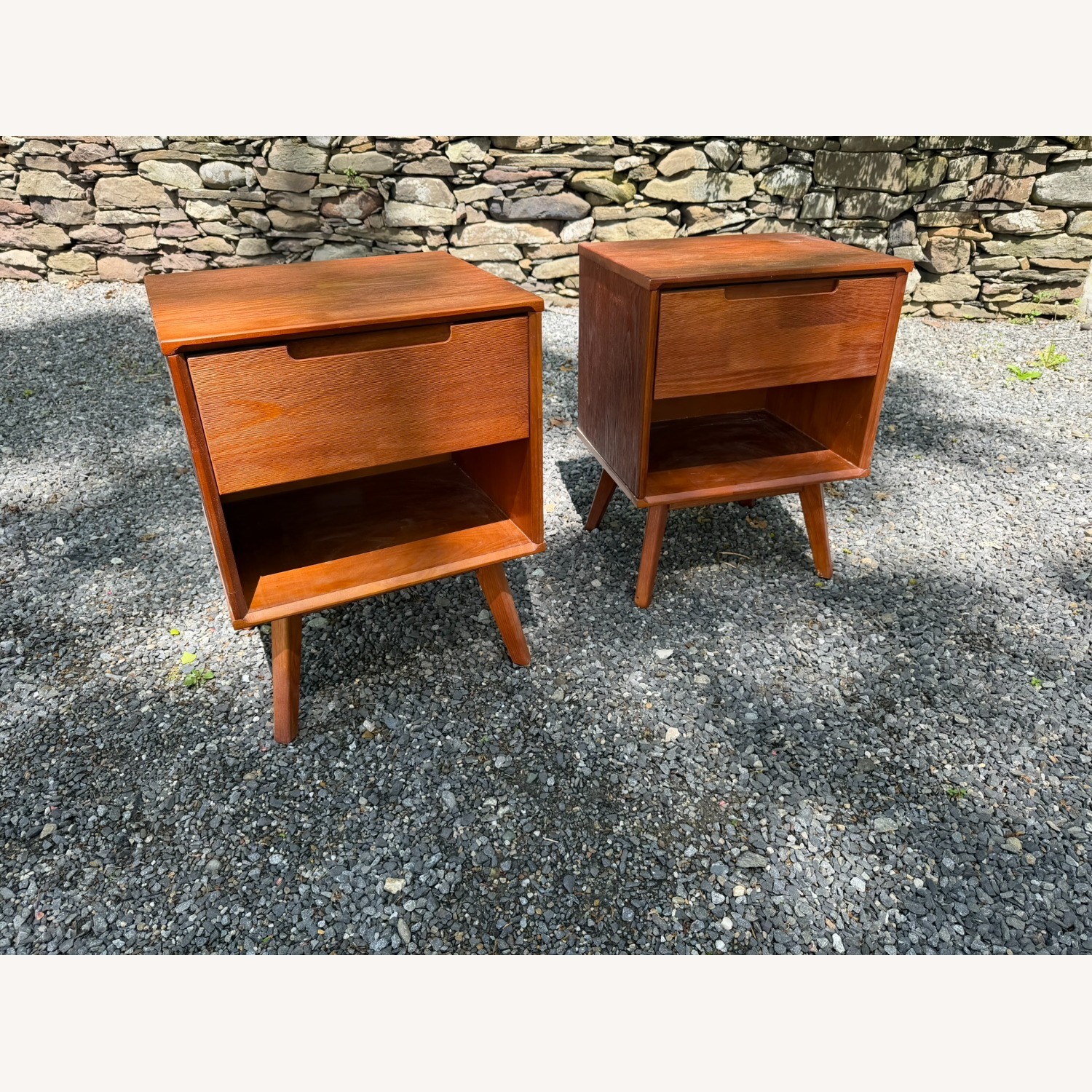 Light Brown Wood Nightstands - image-3