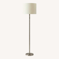 White Metal Floor Lamp