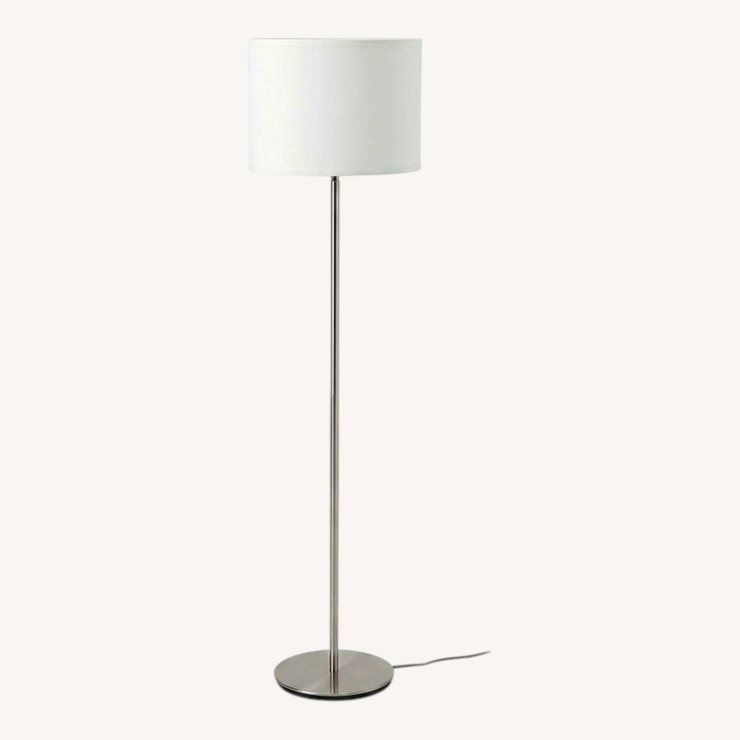 IKEA White Metal Floor Lamp - image-0