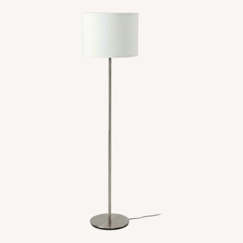 Used IKEA White Metal Floor Lamp for sale on AptDeco
