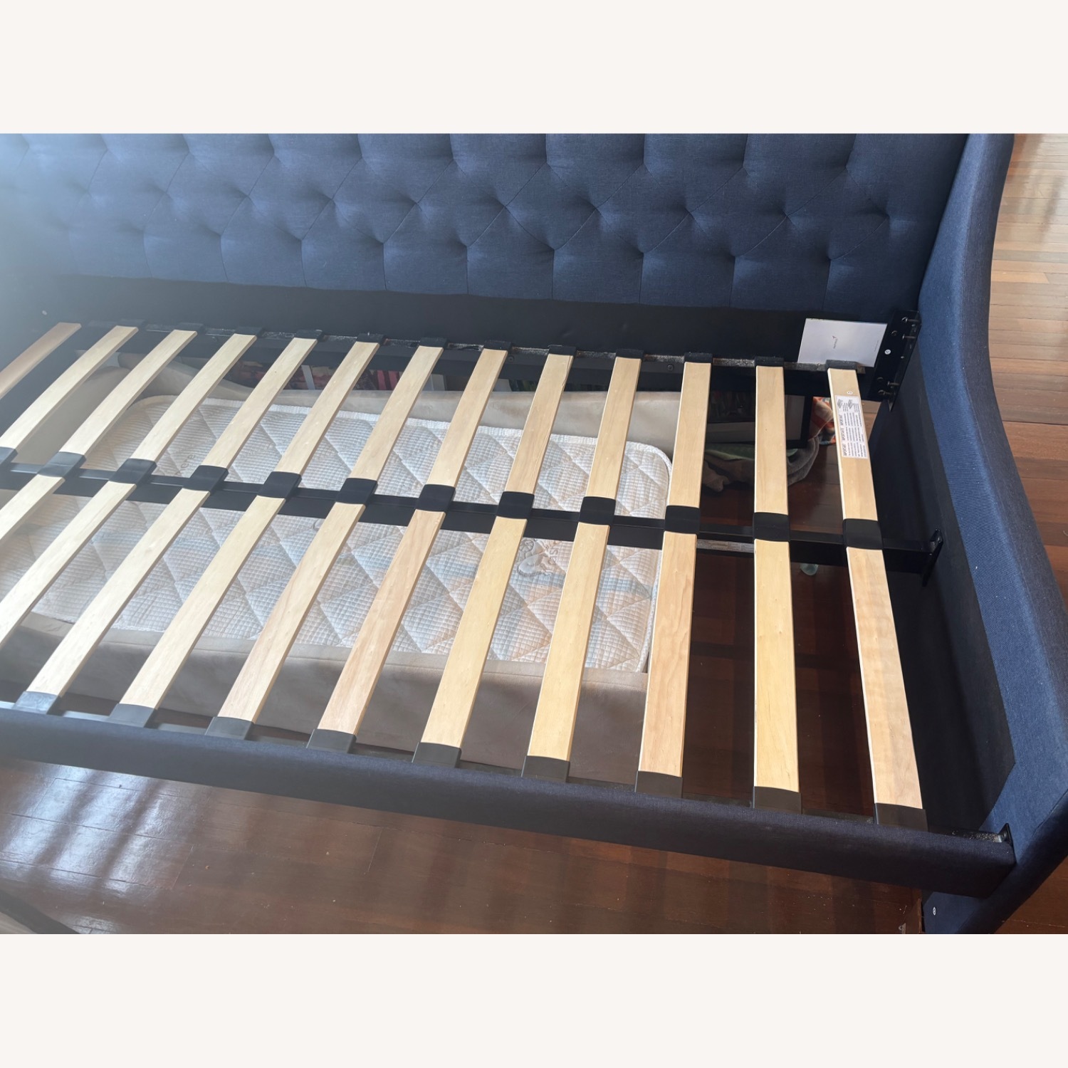 9 by Novogratz Blue Linen Daybed - image-2