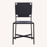 Crate & Barrel Black Dining Chairs