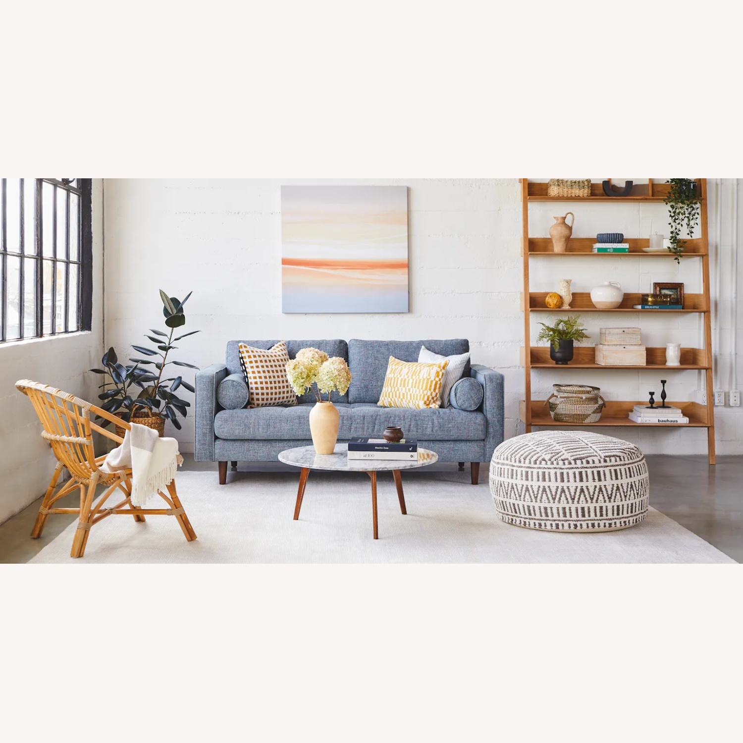 Article Sven Aqua Tweed 72” Sofa - image-6