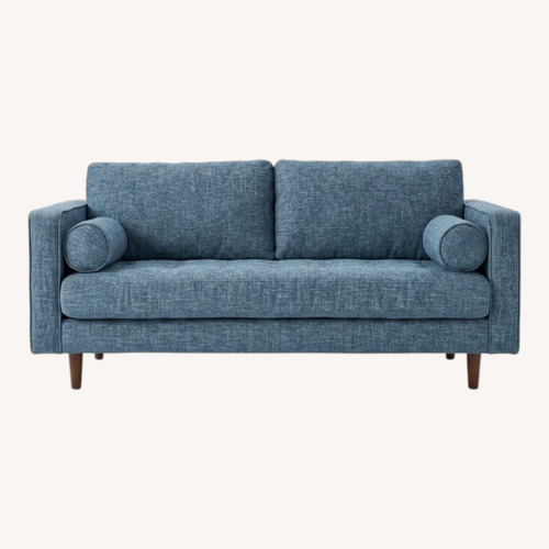 Used Article Sven Aqua Tweed 72” Sofa for sale on AptDeco