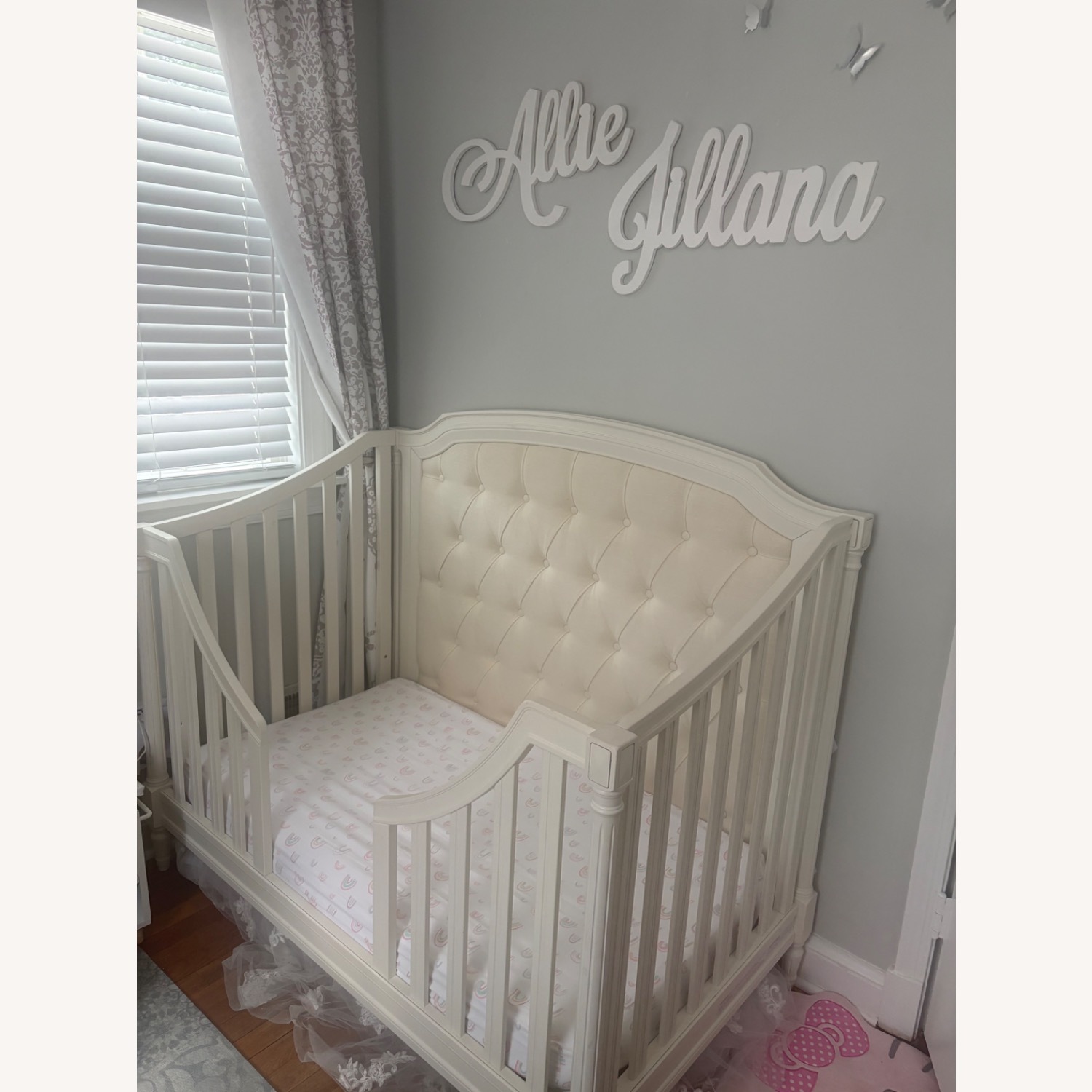 Pottery Barn Kids Blythe White Crib - image-1