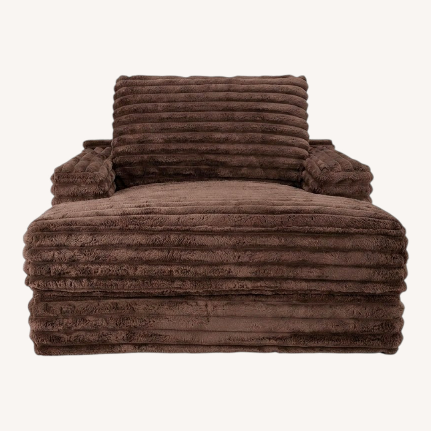Bob's Discount Furniture Dark Brown Chaise Lounge - image-0