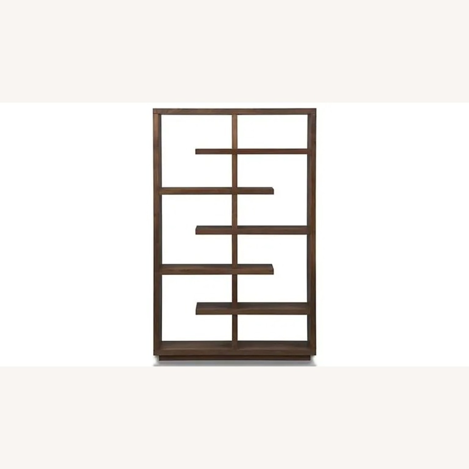 Crate & Barrel Elevate Dark Brown Wood Bookcase - image-1