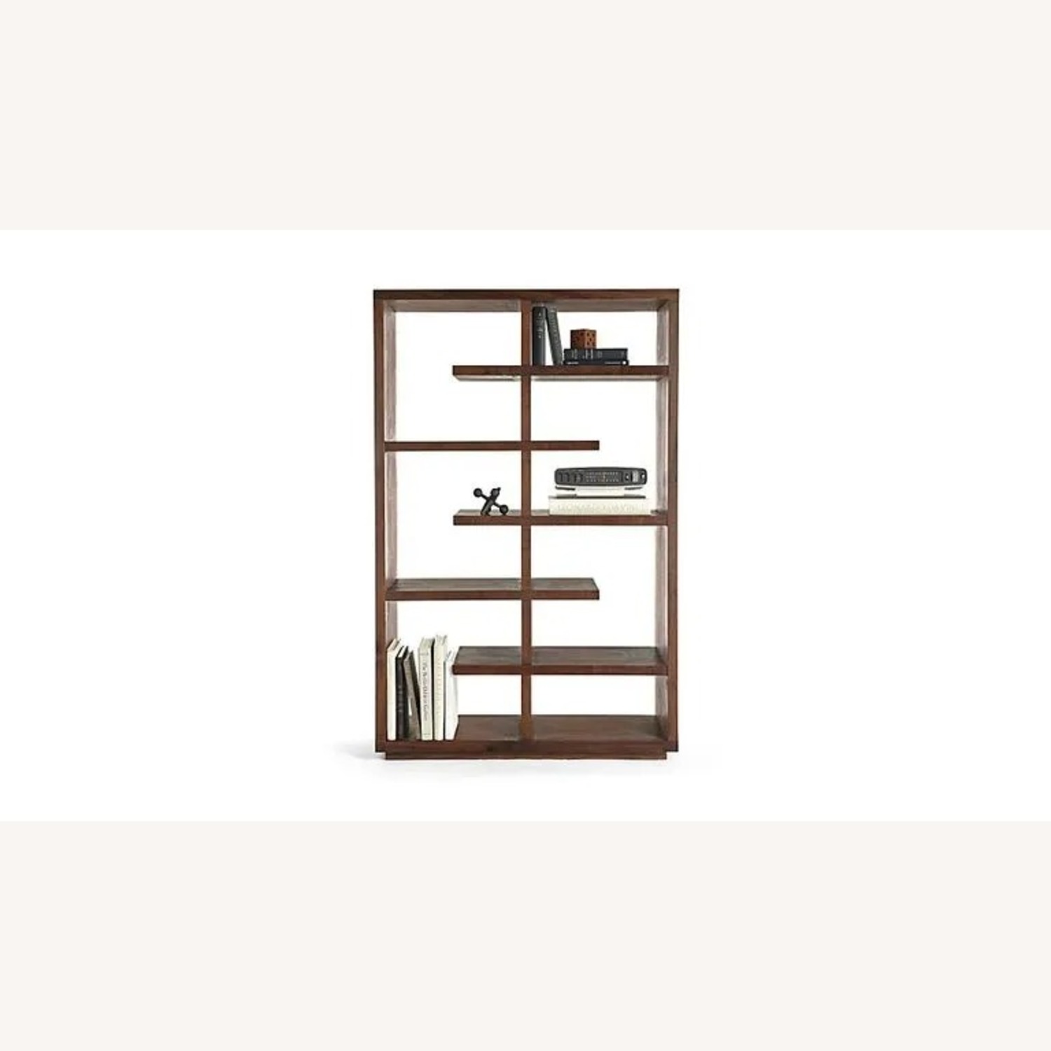 Crate & Barrel Elevate Dark Brown Wood Bookcase - image-3