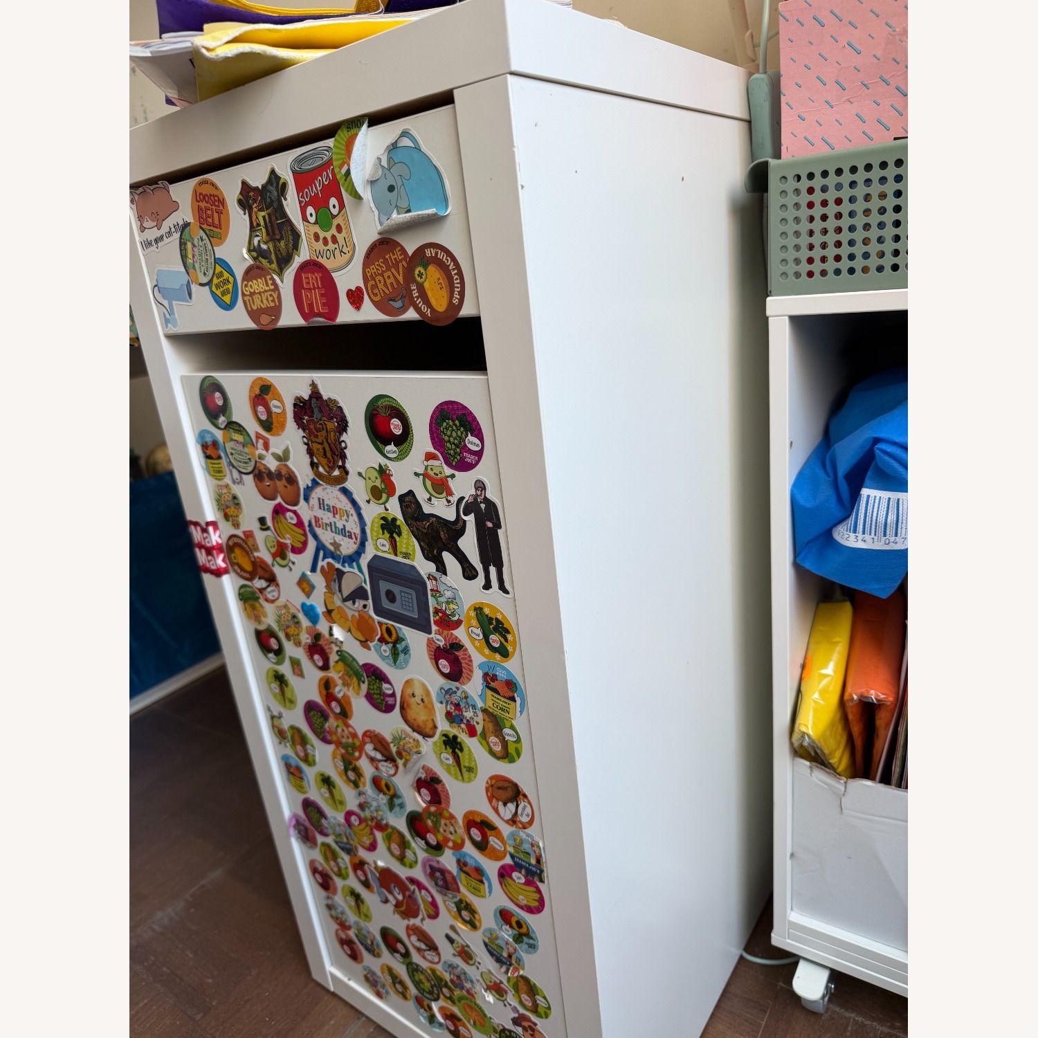 IKEA MICKE Compact Kids Desk + Storage Organizer - image-3