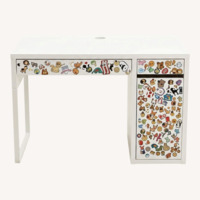 IKEA MICKE Compact Kids Desk + Storage Organizer