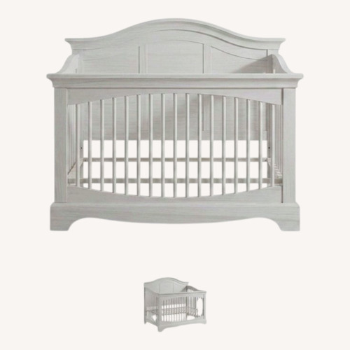 Used Pali Design Enna White Wood Crib for sale on AptDeco