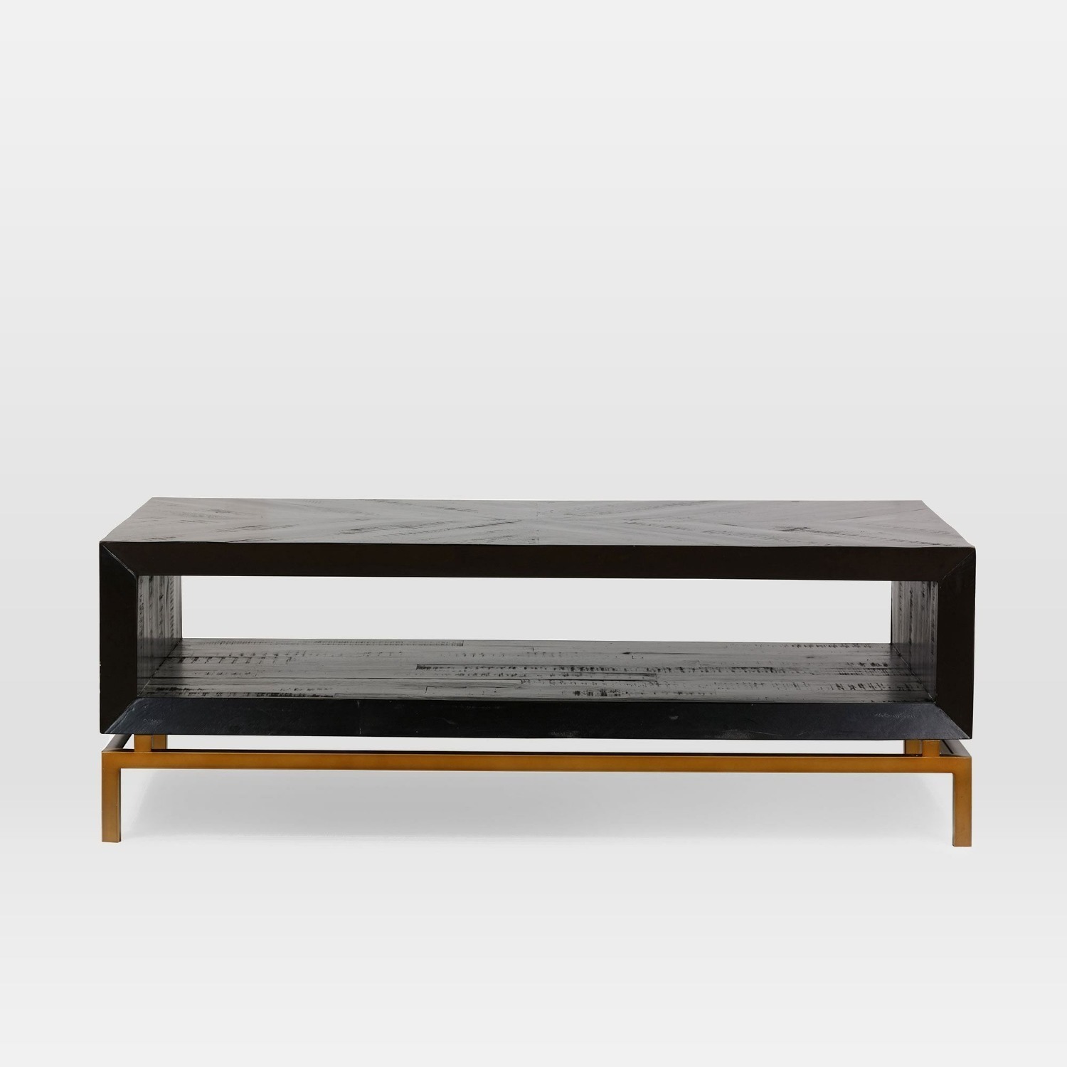 West Elm Alexa Burnished Rectangle Coffee Table - image-2