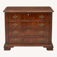 Vintage/Antique Dark Brown Wall Unit