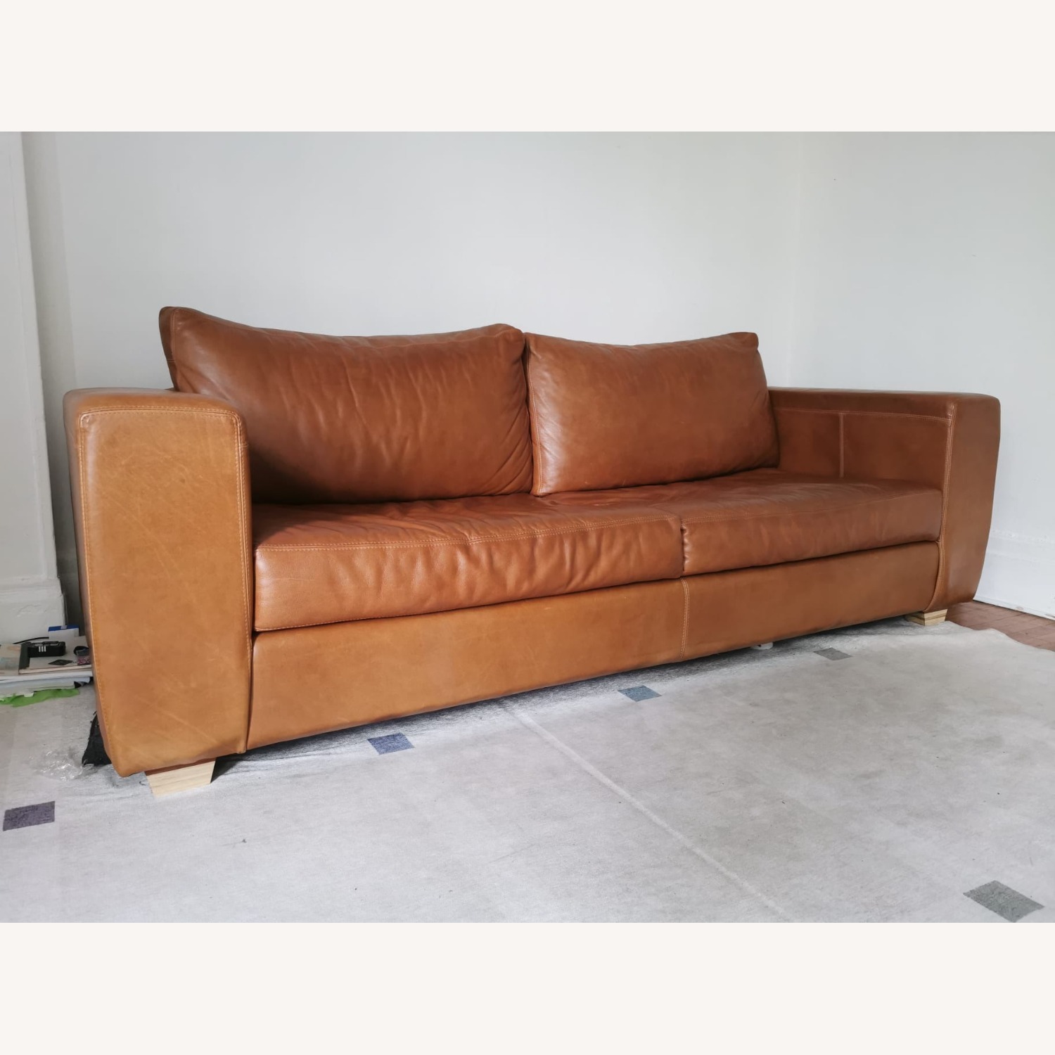 Leather 3+ Seater Sofa - image-2