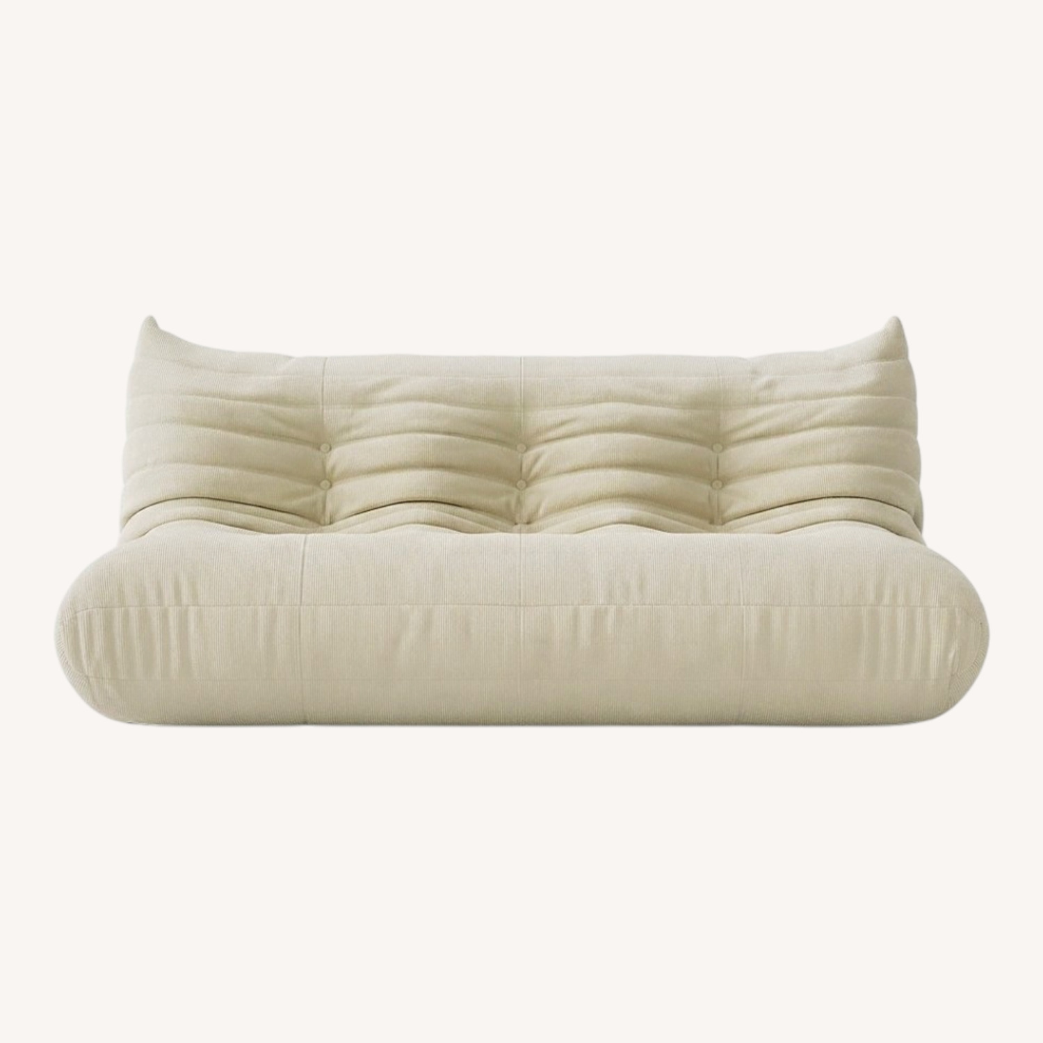 Natural Leather 3 Seater Sofa - image-0