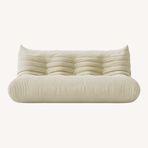 Used Natural Leather 3 Seater Sofa for sale on AptDeco