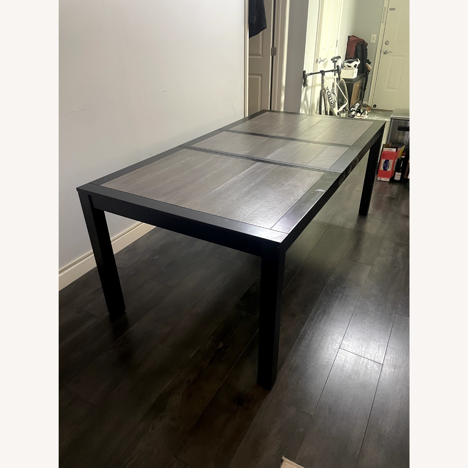 Extendable Dining Table with Chairs and Bench - image-4