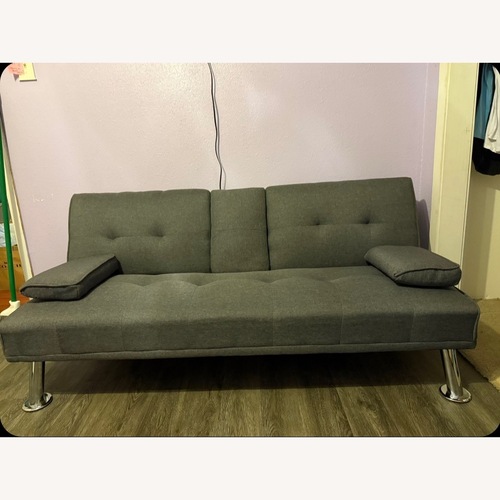 Used Dark Gray Futon for sale on AptDeco
