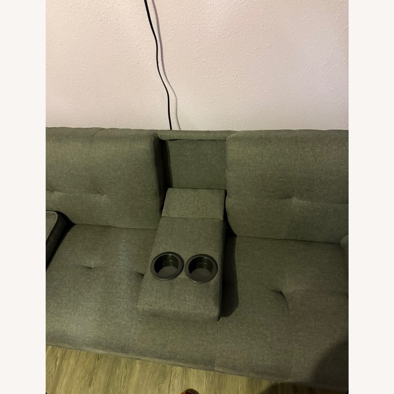 Dark Gray Futon - image-3
