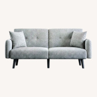 Amazon Light Gray Fabric Futon