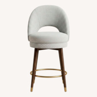 Light Gray Fabric Office Chair