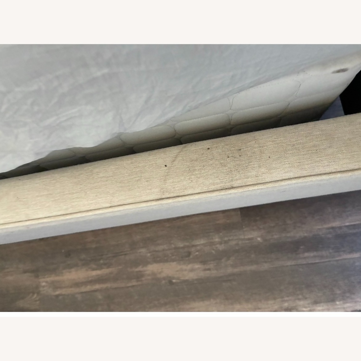 Living Spaces Dean Sand II Full Upholstered Panel Bed - image-3