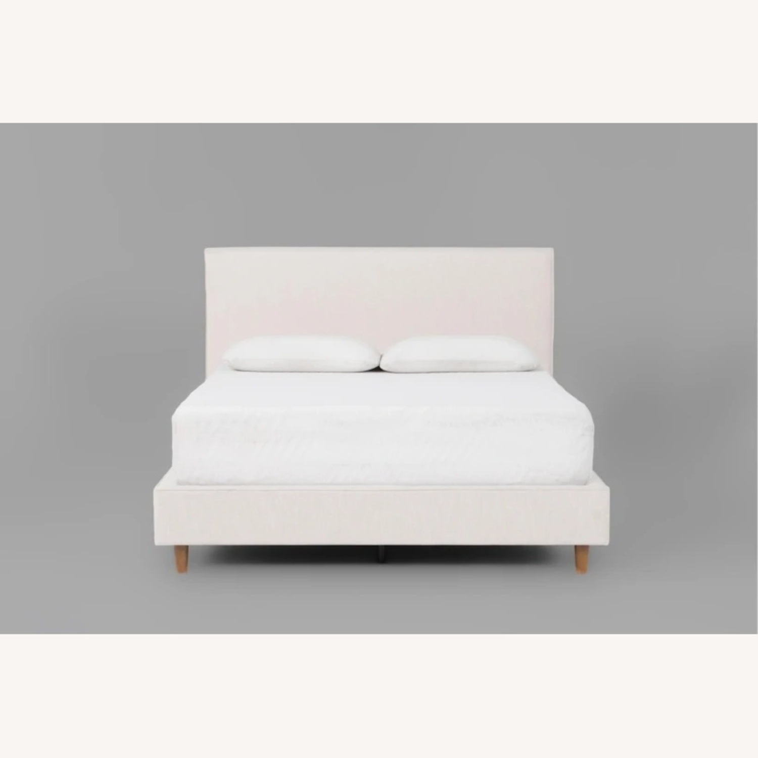 Living Spaces Dean Sand II Full Upholstered Panel Bed - image-6