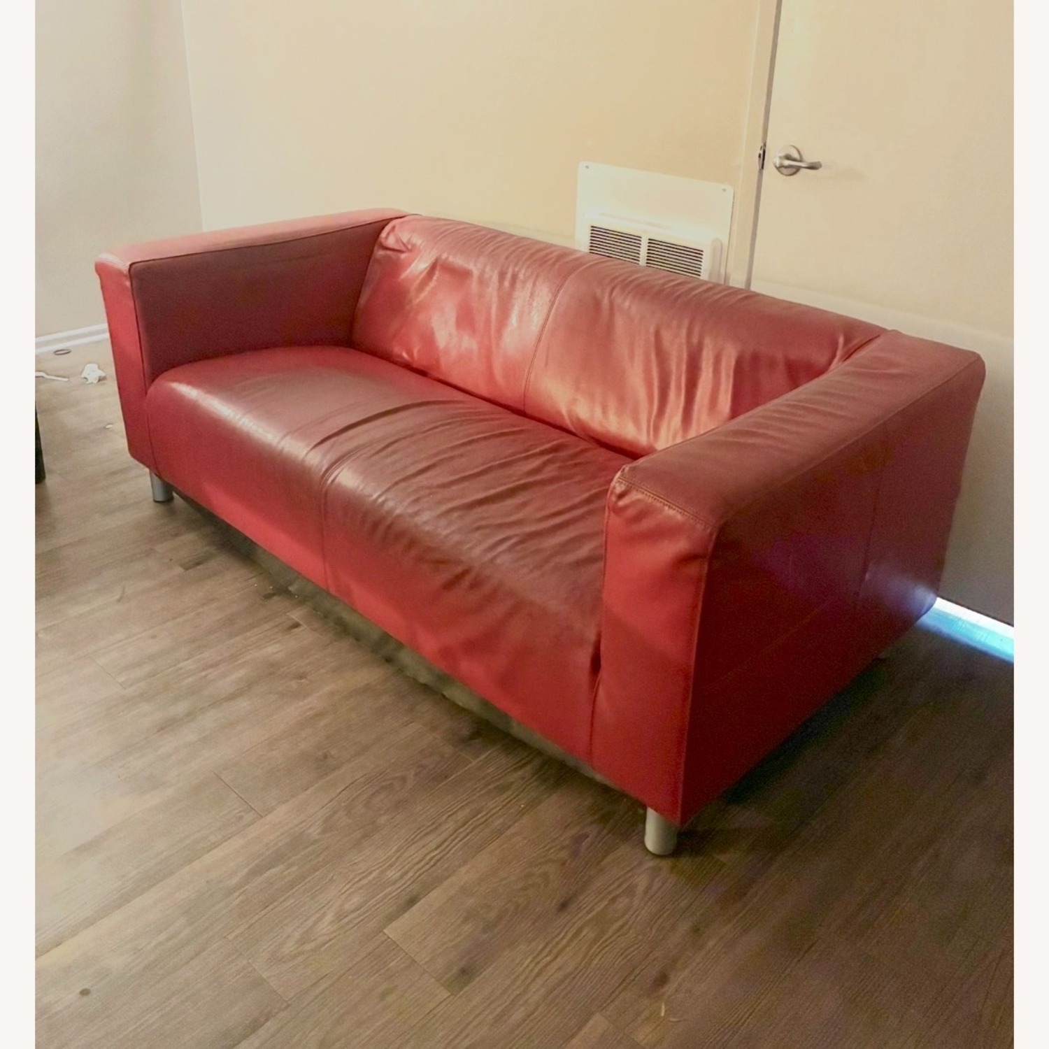 IKEA KLIPPAN Red Loveseat - image-2