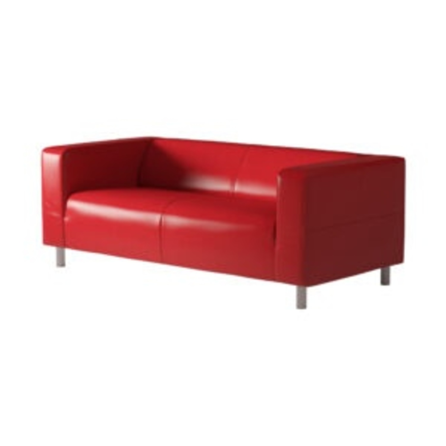 IKEA KLIPPAN Red Loveseat - image-5