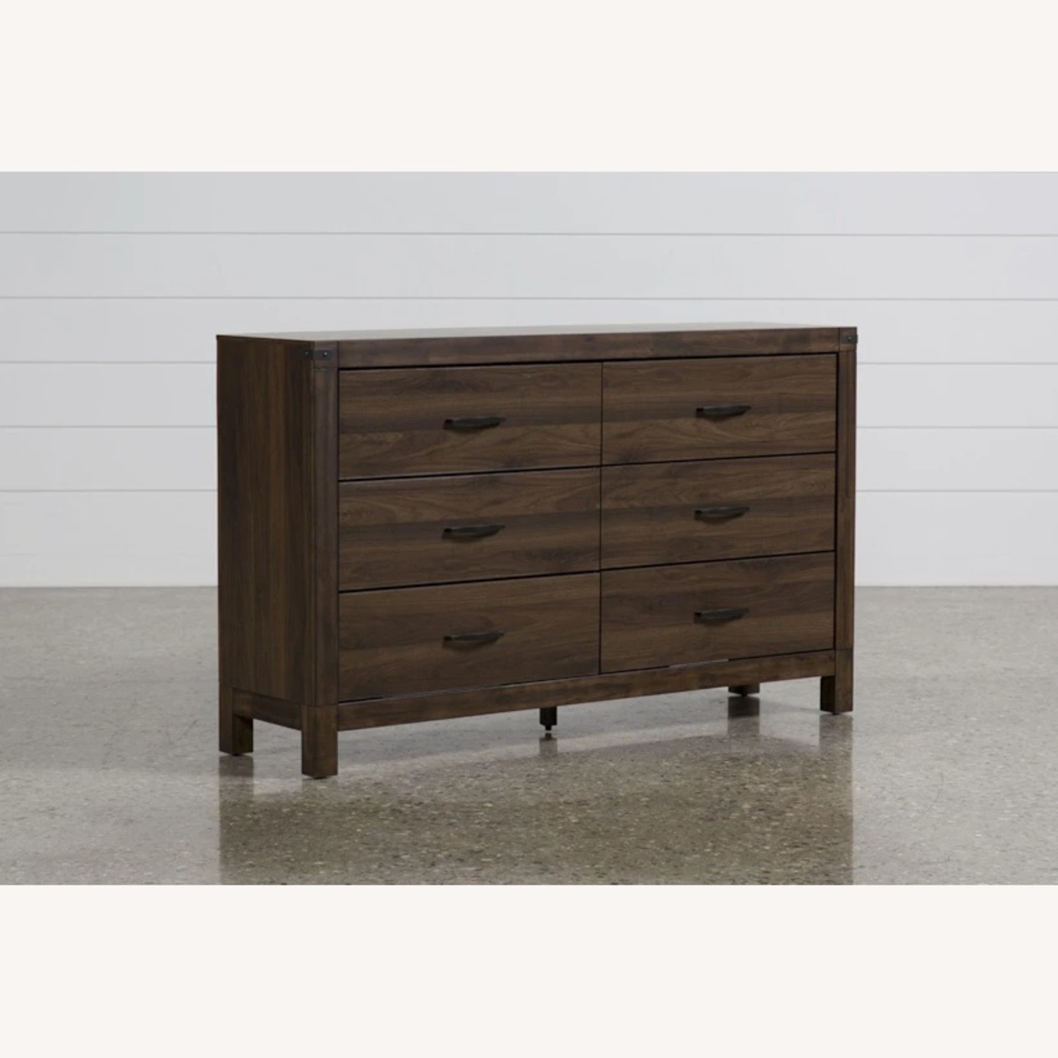 Living Spaces Willow Creek II Brown Wood 6-Drawer Dresser - image-4
