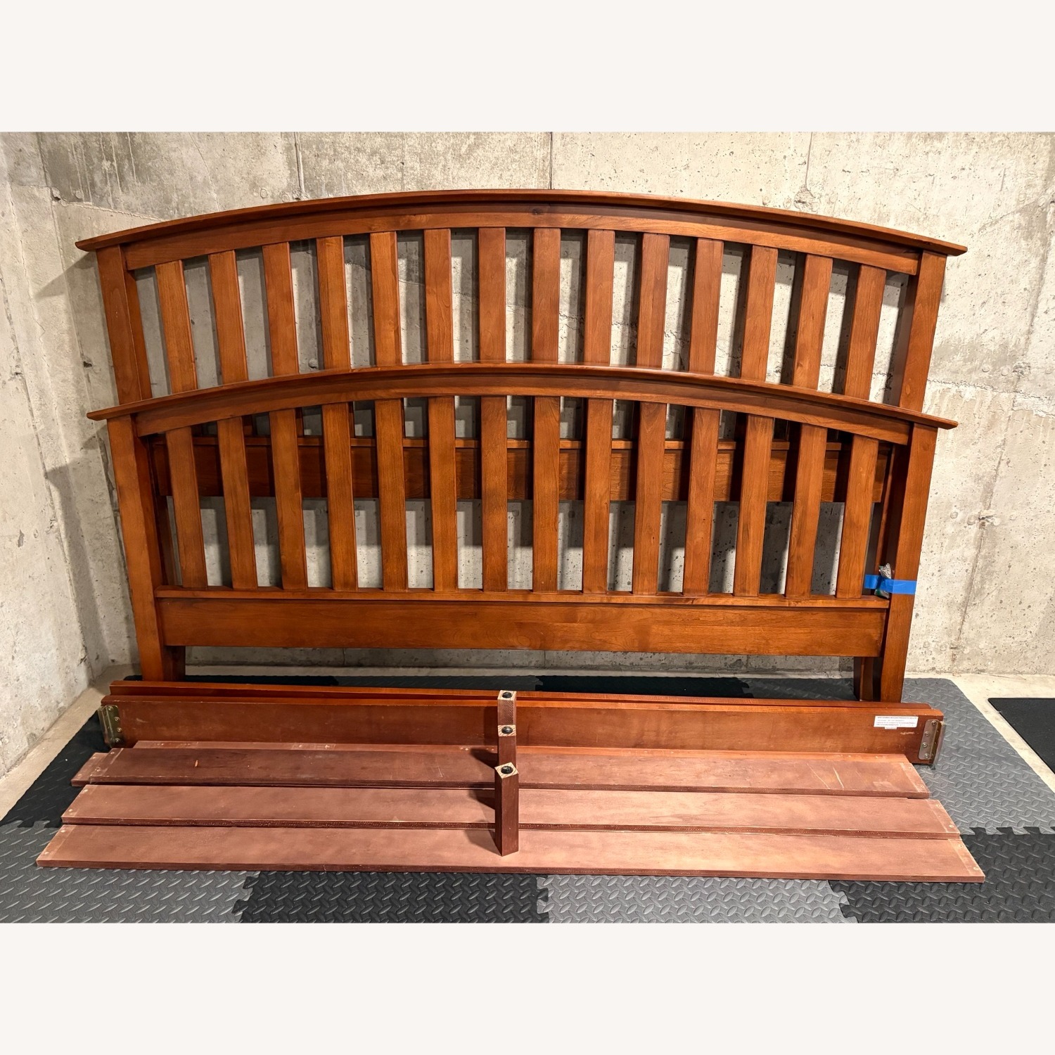 Palisade Furniture Natural Wood King Bed Frame - image-2