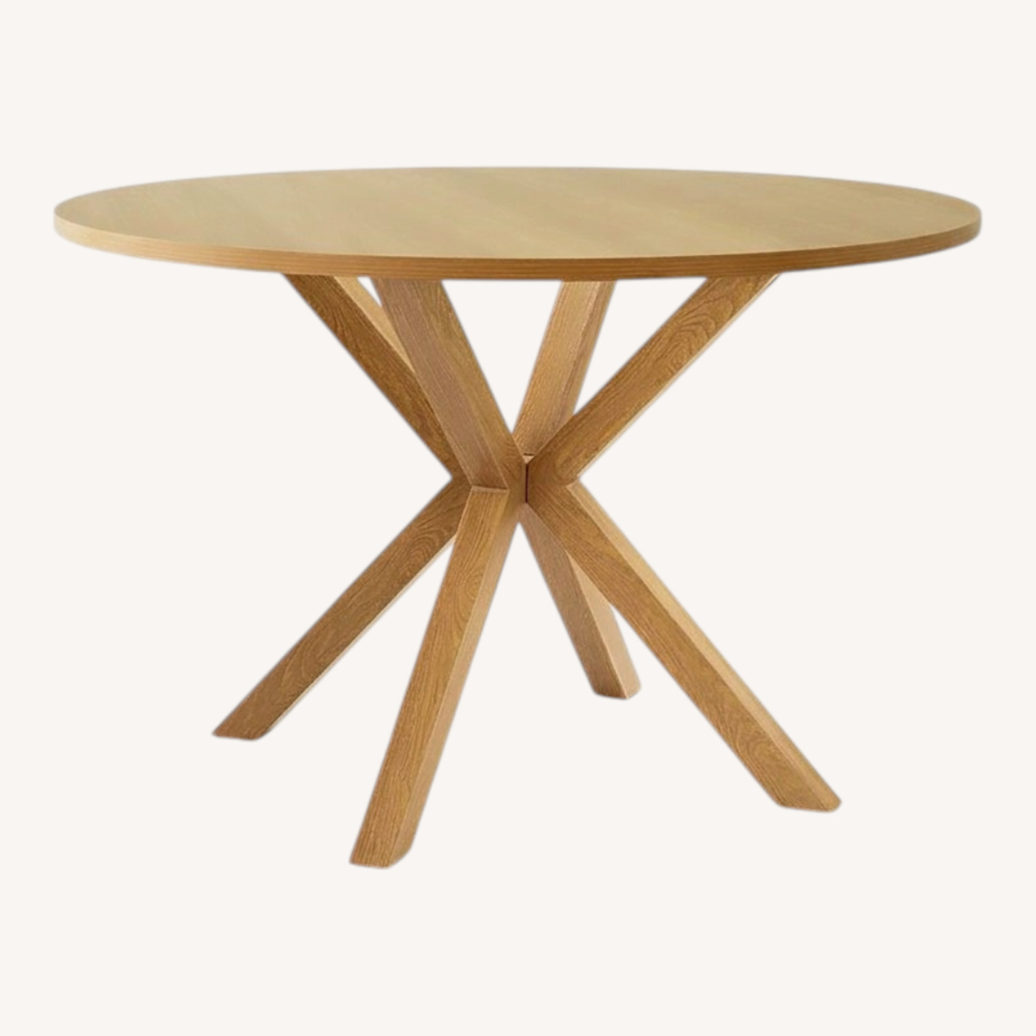 Pinellas 39.4" W Round Cross Base Dining Table - image-0