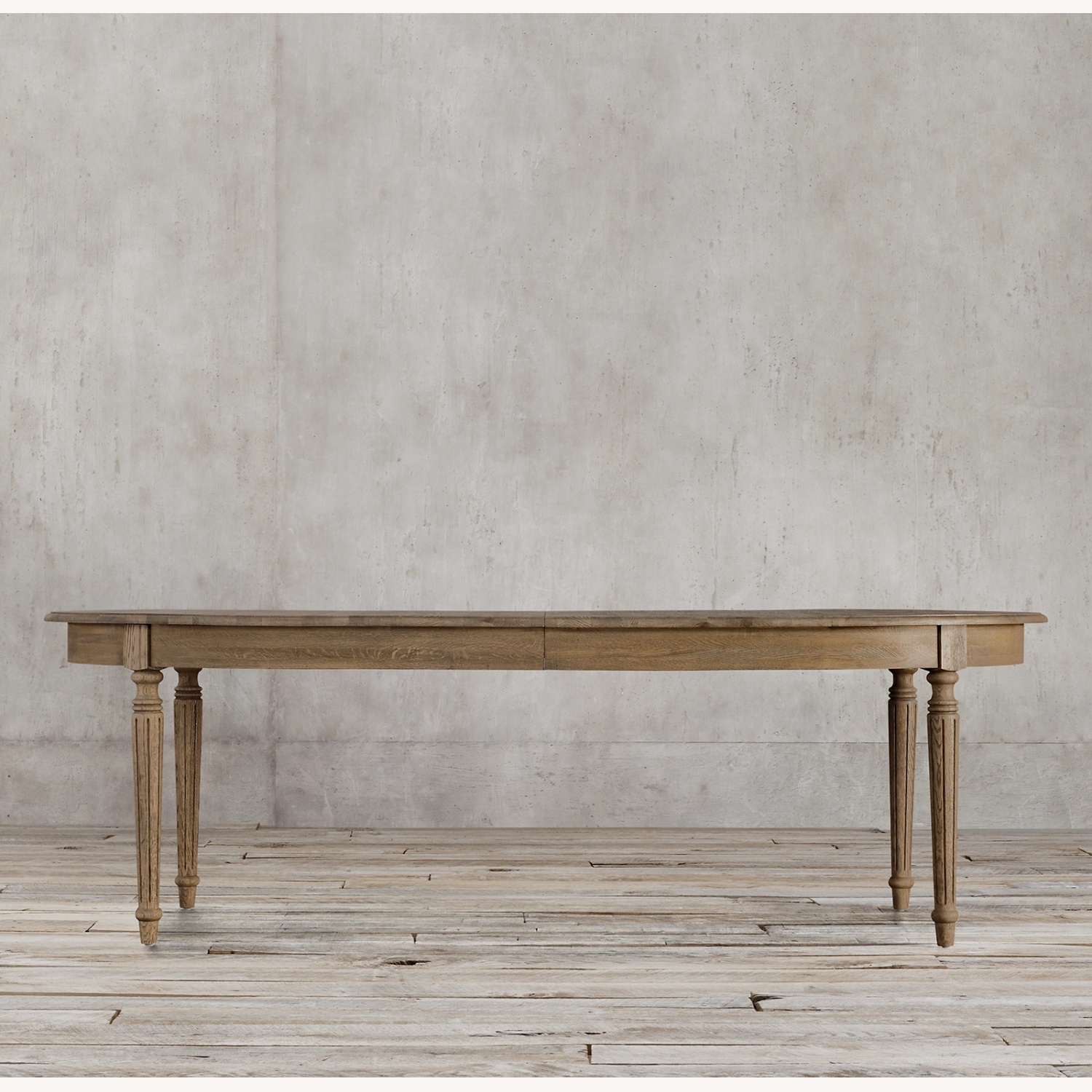 Restoration Hardware Vintage French Extension Oak Dining Set - image-6