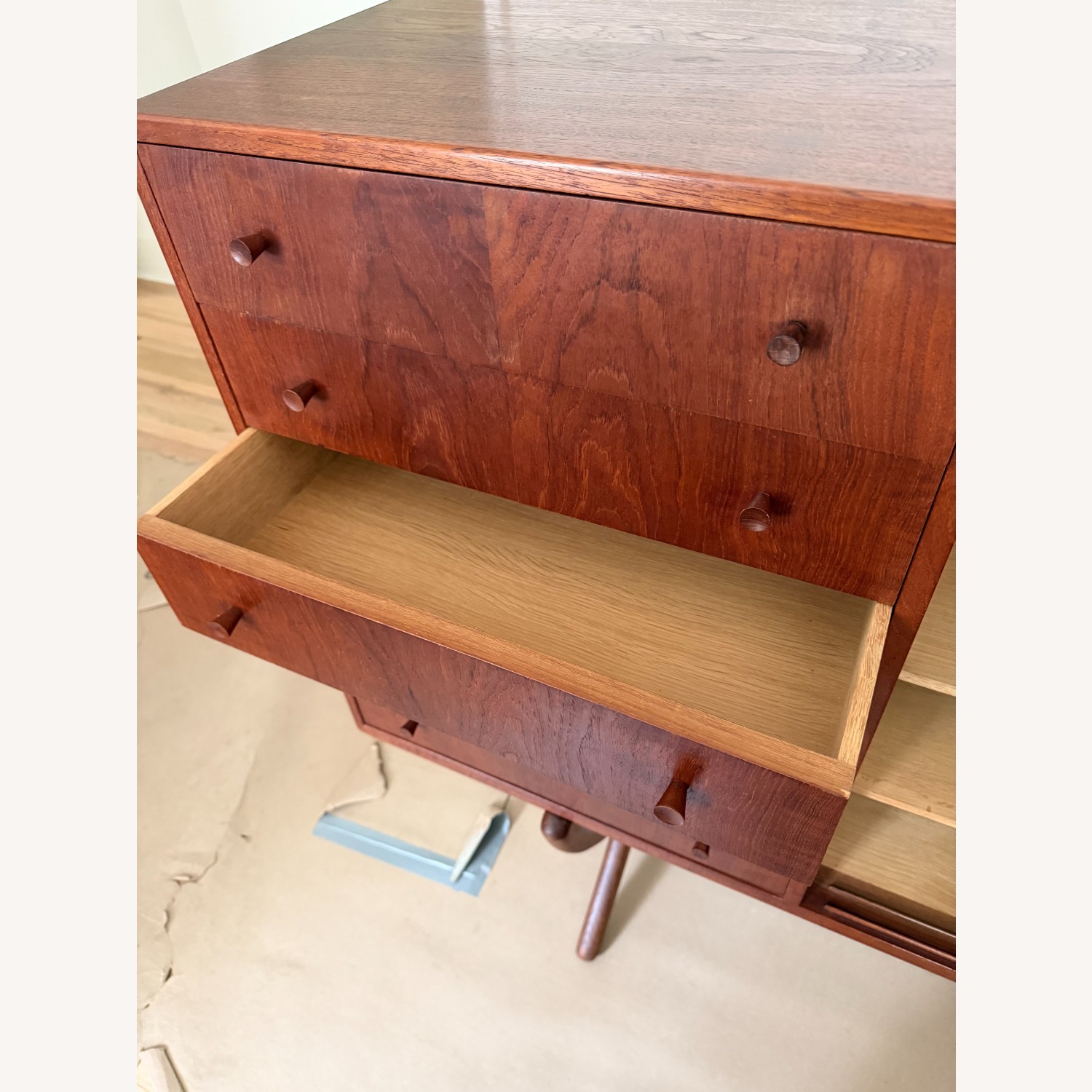 Hans Wegner Dark Brown Wood Sideboard - image-5