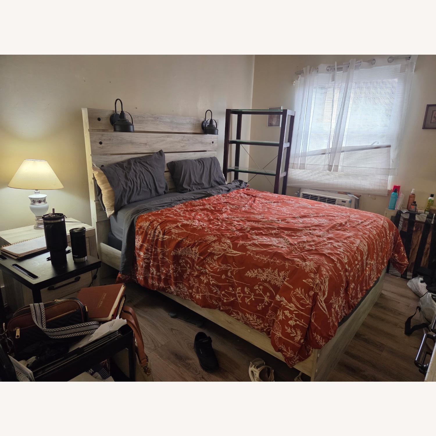 Queen Bed With Frame - image-1
