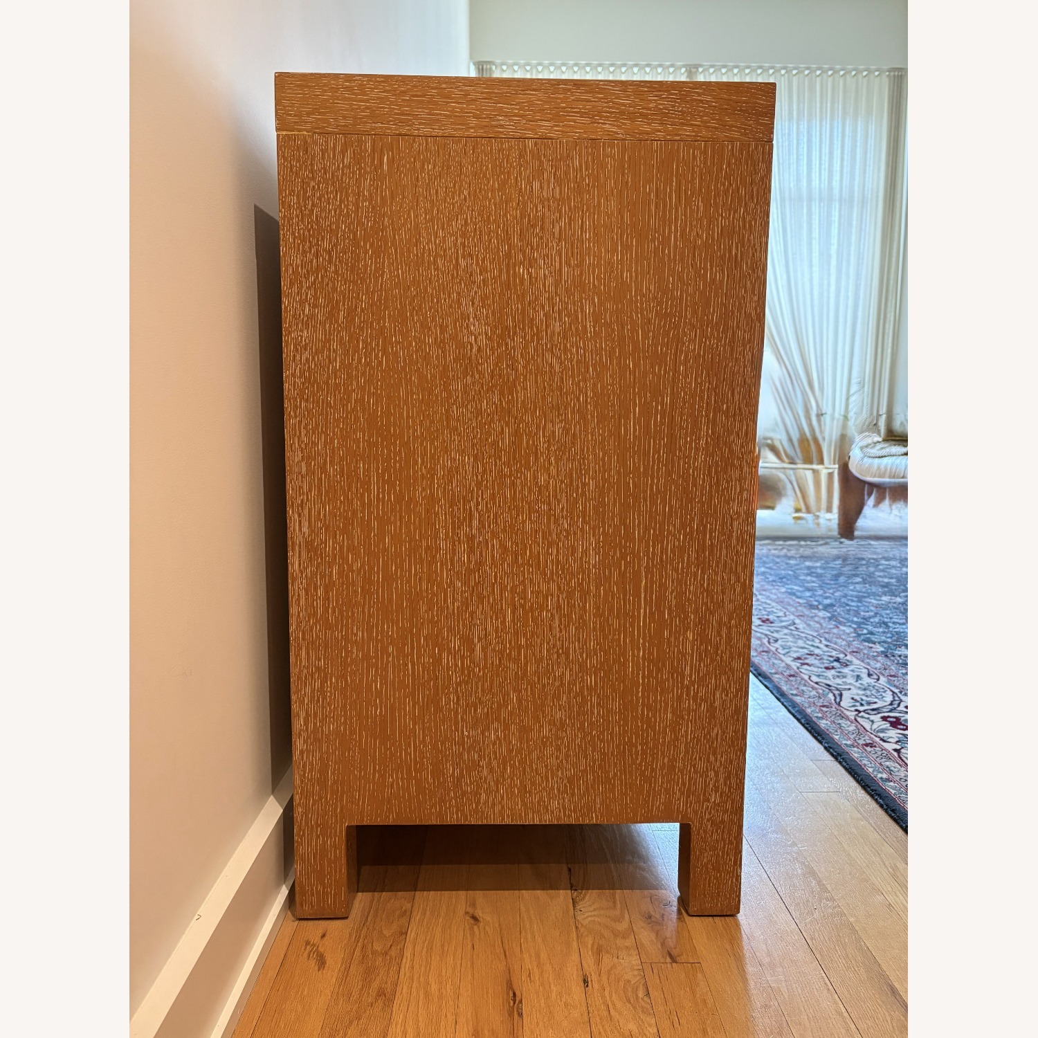 Crate & Barrel Wood Storage Media Console - image-3