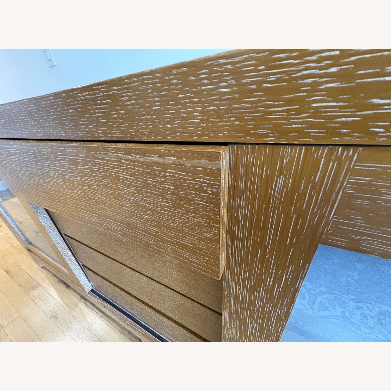 Crate & Barrel Wood Storage Media Console - image-4