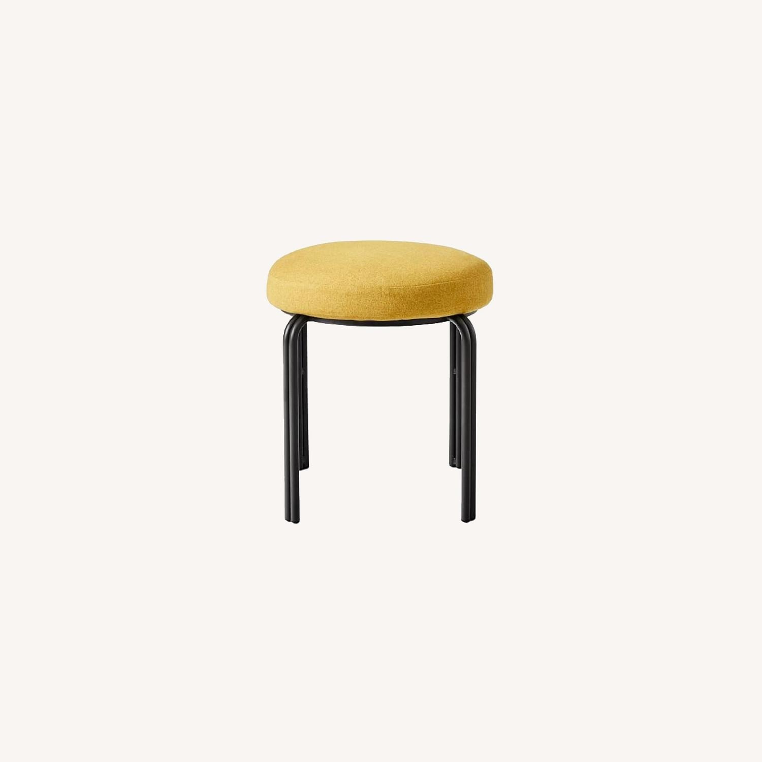 West Elm Yellow Modern Stacking Stool - image-4