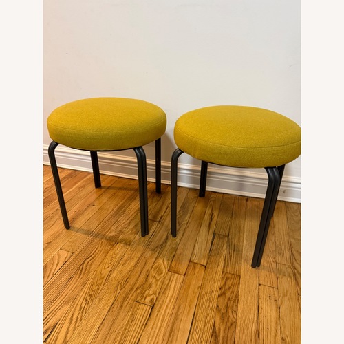Used West Elm Yellow Modern Stacking Stool for sale on AptDeco