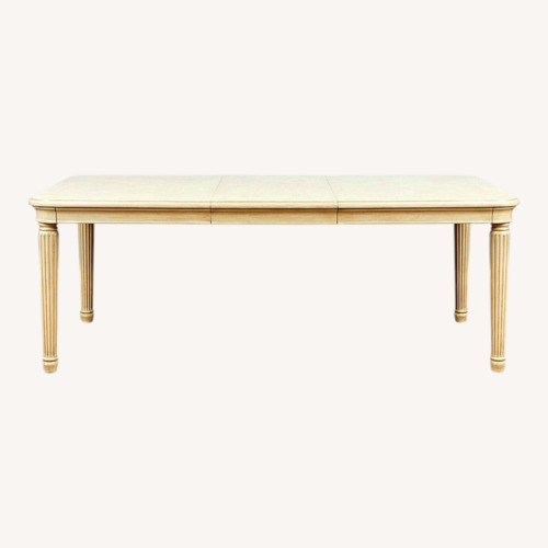 Used Bernhardt Furniture Natural Wood Dining Table for sale on AptDeco