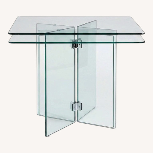 Used Cort Furniture Glass Tables Glass Side Tables for sale on AptDeco