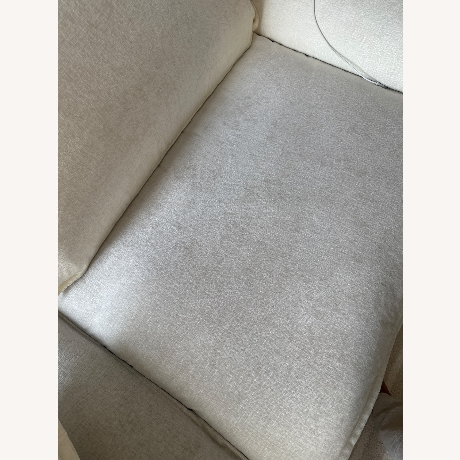 Cream White 3+ Piece Sectional - image-3
