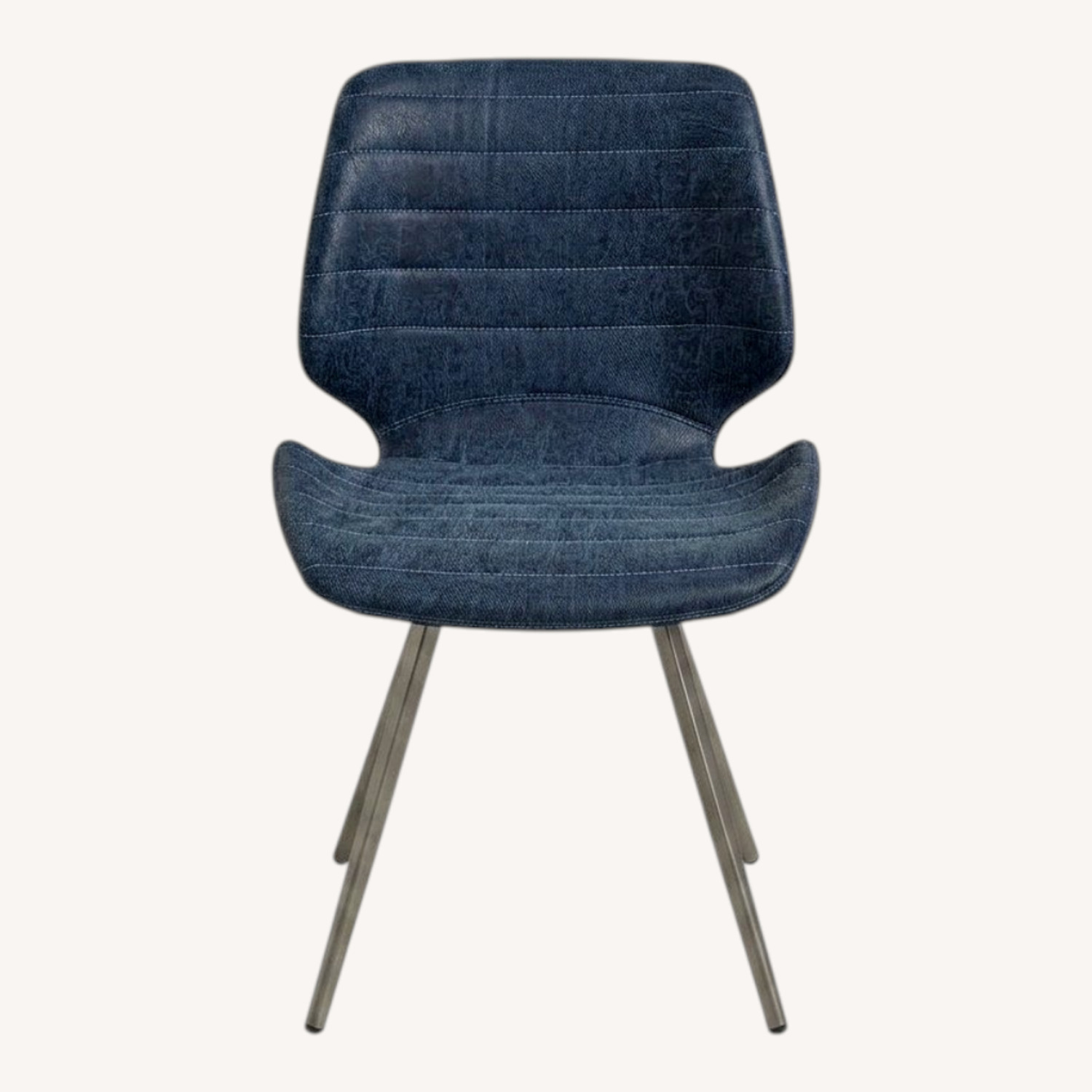 Cort Furniture Giada Blue Metal Dining Chairs - image-0